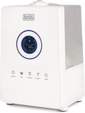 BLACK+DECKER, Umidificatori camera singola, 25 x 18,5 x 35,6 cm, 5,5 litri, 55,7 m, Nero, timer, spegnimento automatico