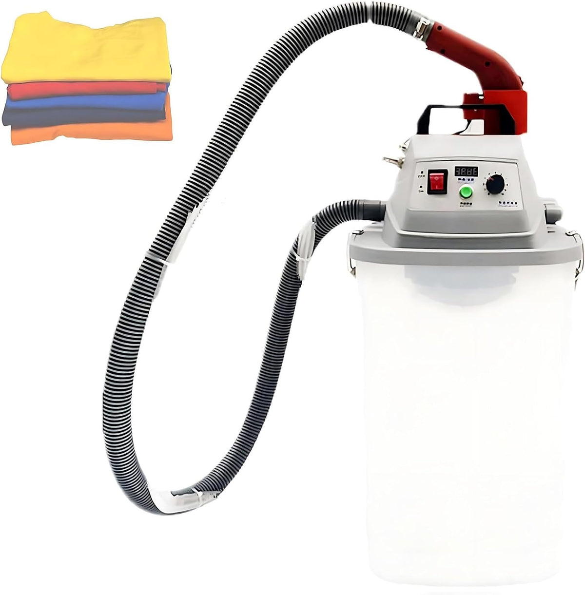 Apparecchi leva pelucchi, 30 l, 450 W, 50 mm, Nero, funzionamento senza fili, protezione dal surriscaldamento