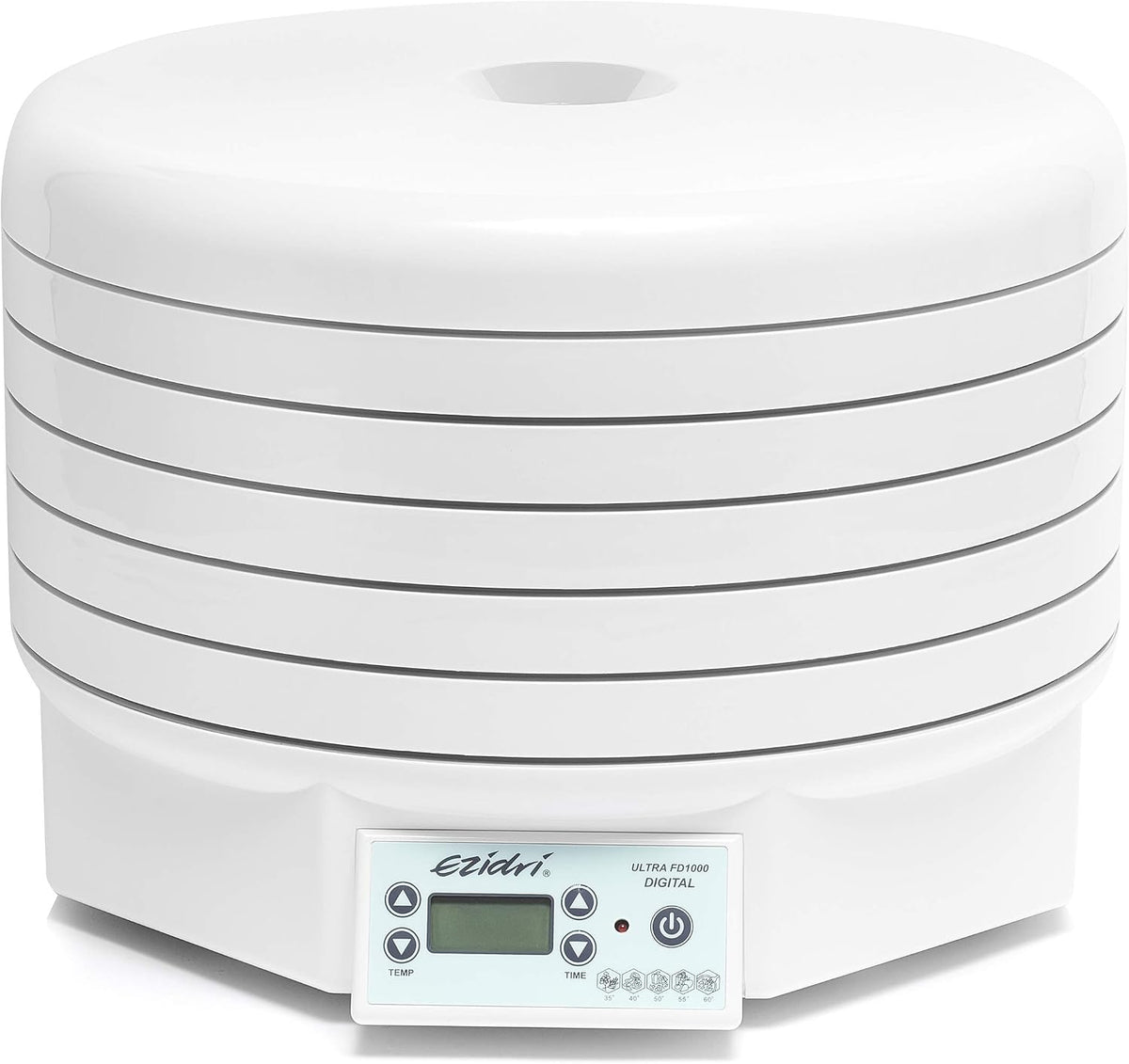 Ezidri, Essiccatori per alimenti, FD1000, 1000 W, 30-70°C, Nero, timer