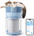 Purificatore d'aria, H13, PETGUGU, 320 m³/h, 19 mm, 28 dB, Bianco, timer, filtro HEPA