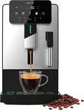 Cecotec, Macchina da caffè, 19 bar, 1,1 L, 150 g, Nero/Argento, vano contenitore, altezza regolabile, spegnimento automatico
