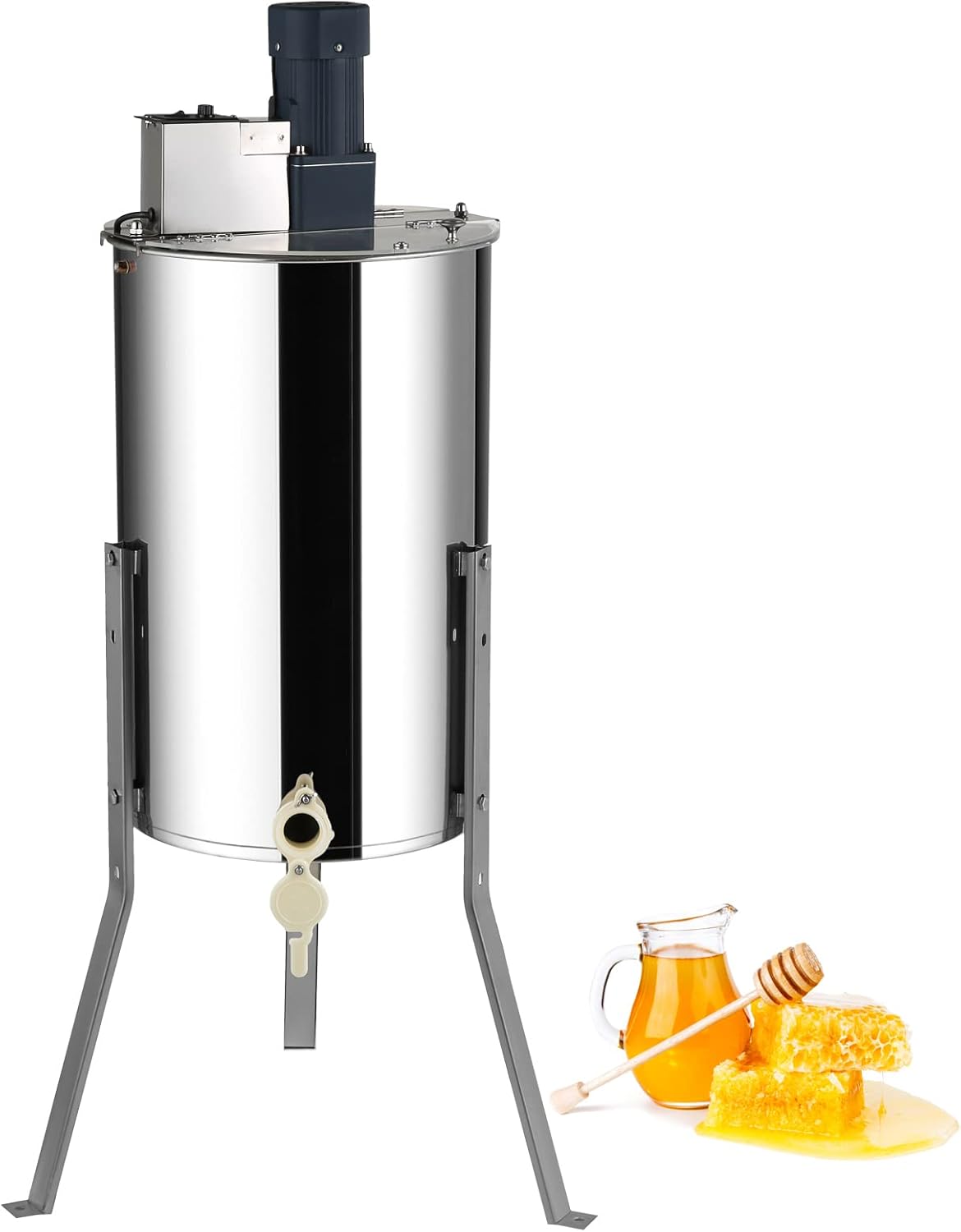 Estrattori, VEVOR, 48 x 23 cm, 140 W, 220 V, Argento, acciaio inox, altezza regolabile