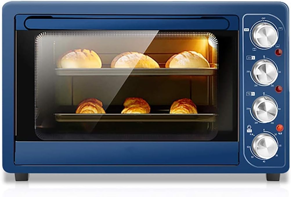 RKYRRKI, Forno elettrico, 32 Litri, 1500 W, 35x31x26 cm, Argento, acciaio inox, spegnimento automatico