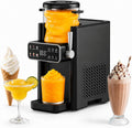SiroSage, Macchina per cubetti di ghiaccio, 1,2 L, Nero, illuminazione LED, timer