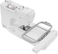 DCSYOG, Macchina da cucire, 100 × 235 mm, 45 W, 240 V, Nero, alluminio, illuminazione LED, USB