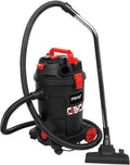 TREND, Aspirapolvere solidi e liquidi, T33, 1200 W, 17 l, Nero, vano contenitore