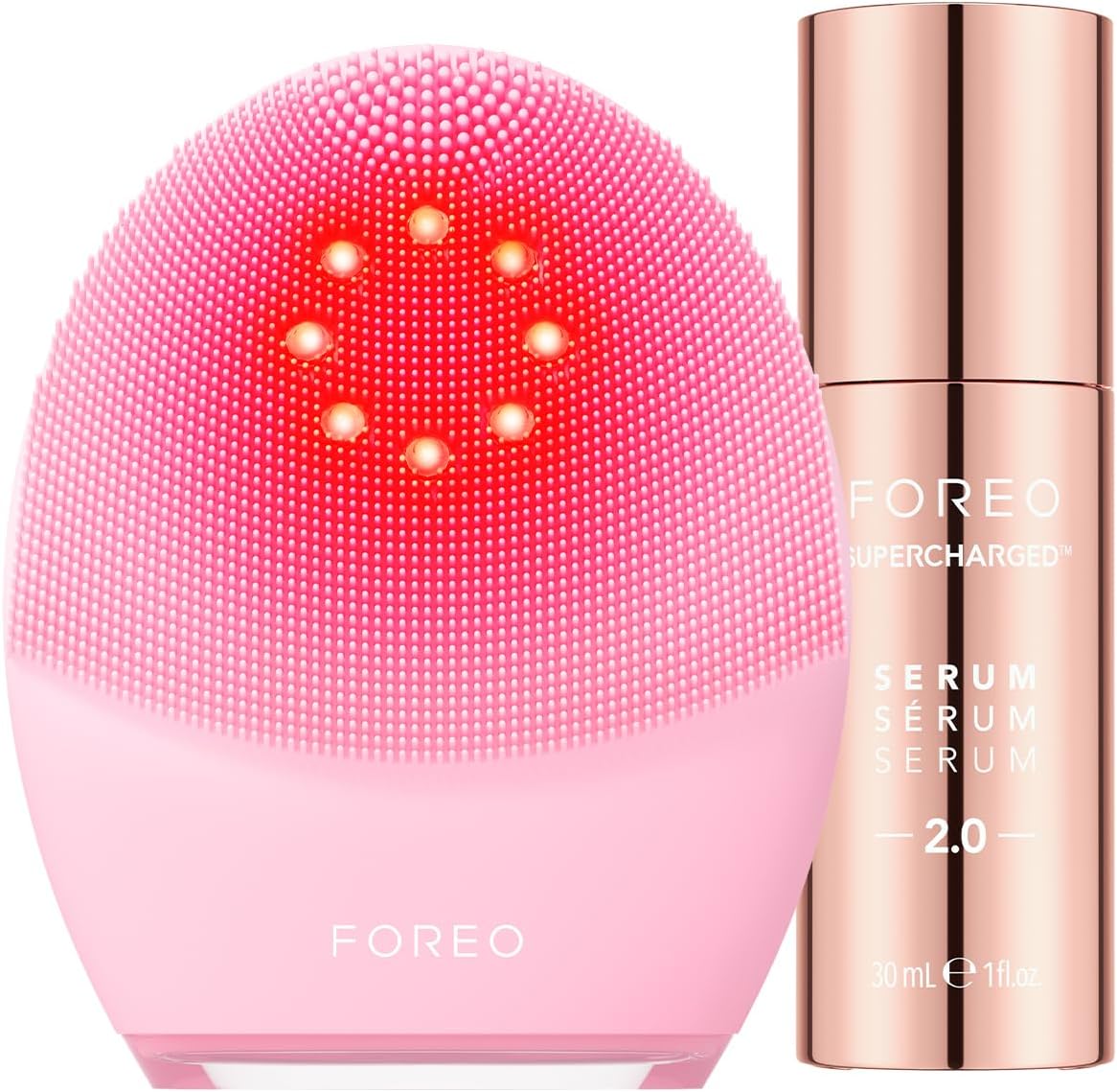 FOREO, Spazzole e dispositivi per pulizia viso, Nero, illuminazione LED