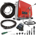 XIIW, Disgorganti per tubature, 500 W, 26 m, 9 mm, Nero, alluminio