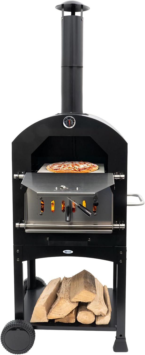 Forno elettrico, HEAT Outdoor Living, 50x36x160 cm, Nero/Argento