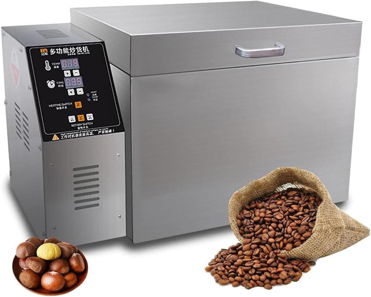 LSHFYV, Tostatori, 1800 W, 110 V, 10 kg, Argento, acciaio inox, timer