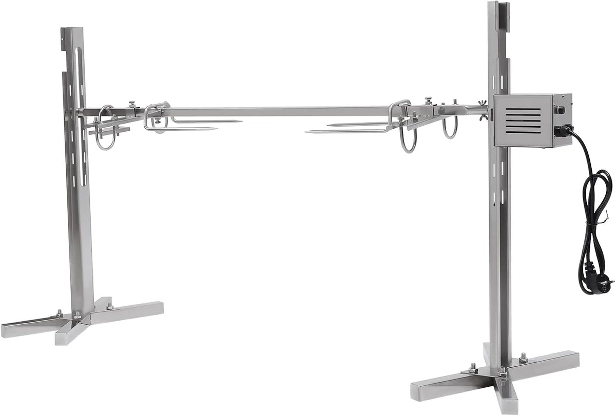 Dokiiovo, Girarrosto, 38 x 22,3 cm, 2,5 giri/min, 220 V, Argento, acciaio inox