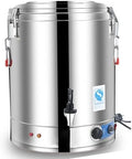 WOTZOV, Vassoi scaldavivande, 40 Litri, 220 V, 2800 W, Argento, acciaio inox