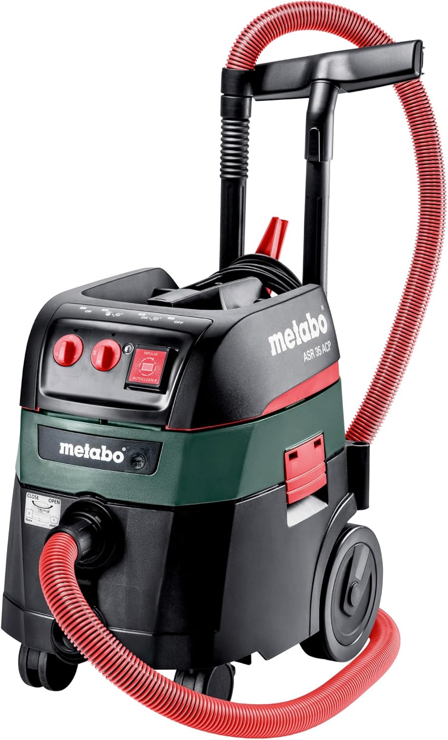Aspirapolvere, metabo, 1400 W, Nero/Verde/Rosso