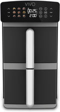 Friggitrice ad aria, CLASSE ITALY, 2400 W, 11 litri, Nero, 2 cassetti, Airfryer