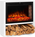 KLARSTEIN, Camino elettrico, 2000 W, 40 m, 15-30 °C, Bianco, MDF, illuminazione LED, telecomando, timer, protezione dal surriscaldamento