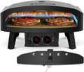 cozze, Forno elettrico, 13 kW, 60 cm, Nero/Argento, acciaio inox, illuminazione LED