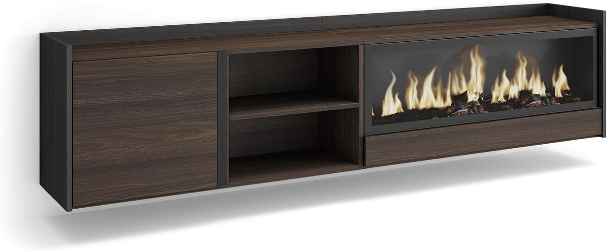Skraut Home, Smart TV, 109 cm, 50 cm, 35 cm, Nero, alluminio, illuminazione LED, telecomando