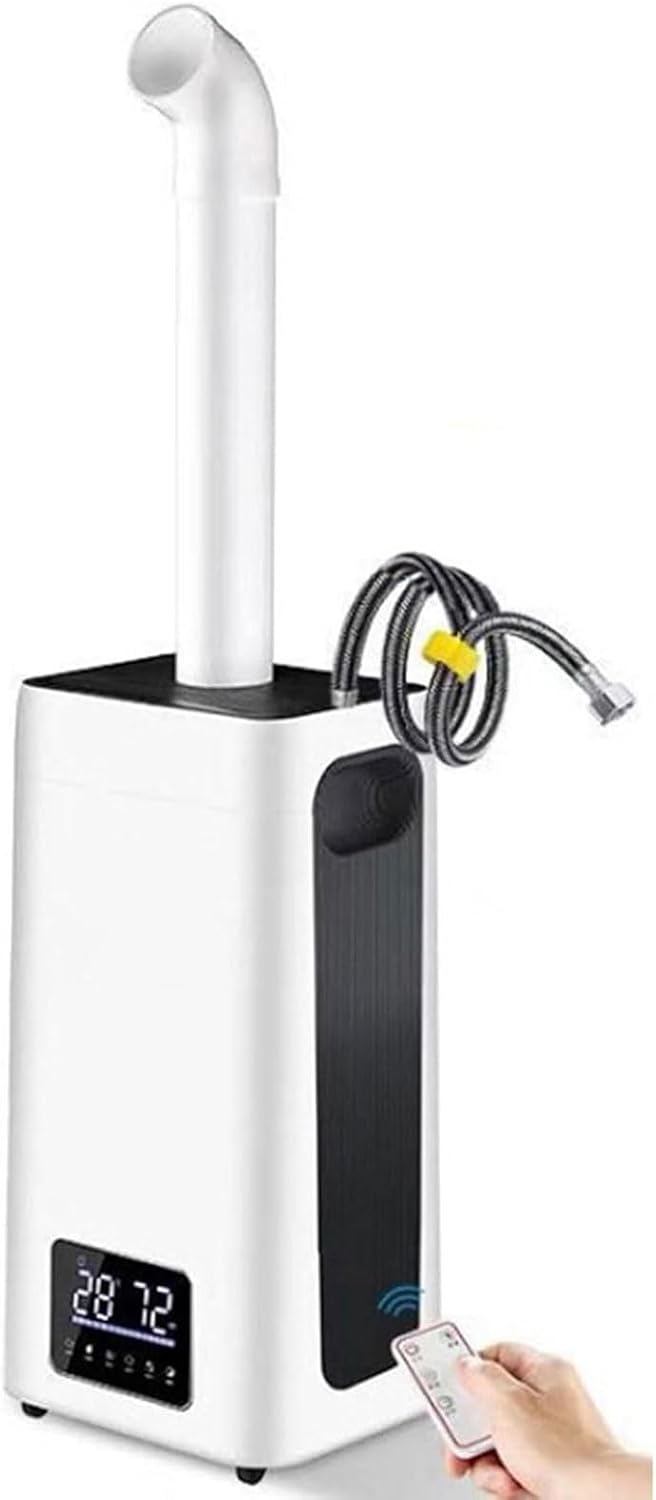 Generico, Umidificatori per tutta la casa, 110 W, 23,8 litri, 200 M, Nero, telecomando, timer