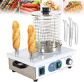 asdchZen, Macchine per Hot Dog, 550 W, 440 mm, 7,3 kg, Nero, acciaio inox, vano contenitore