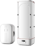 Asciugatrice, JAVPTAV, 220 V, 7,1 kg, 800 W, Bianco, struttura pieghevole, telecomando
