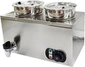 Scaldavivande, 4 L, 300 W, 48,5X32,5X31 CM, Argento, acciaio inox, vano contenitore
