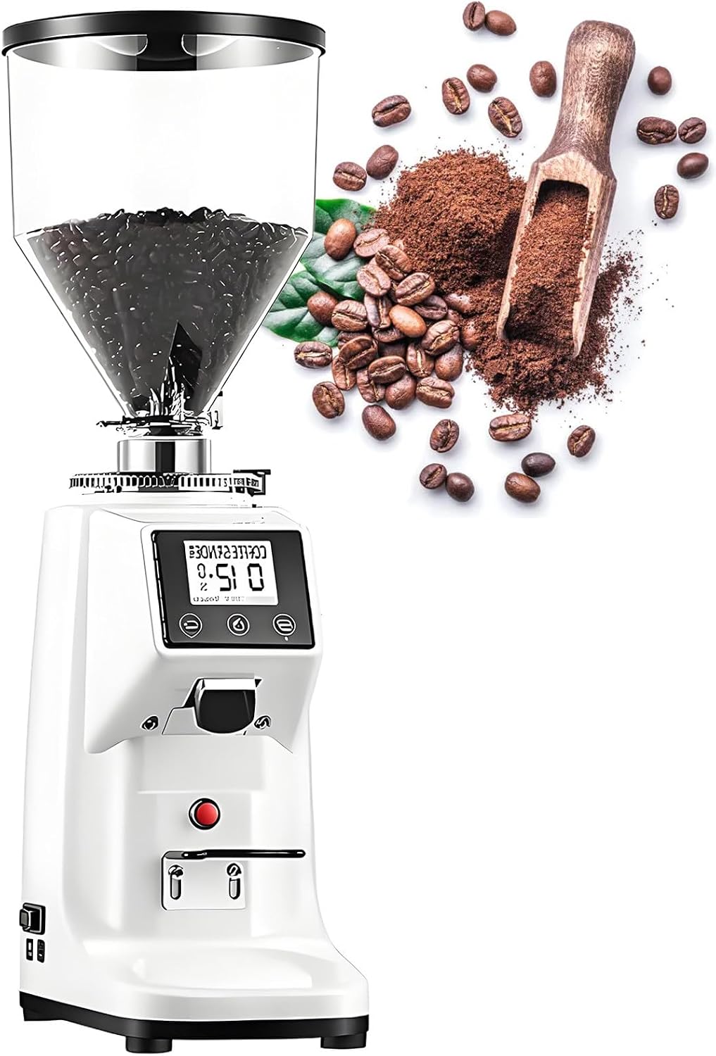 Macchine da caffè tazza singola, vnmudzeo, 1500 Ml, 200 W, 46x23x13 cm, Bianco, acciaio inox, vano contenitore