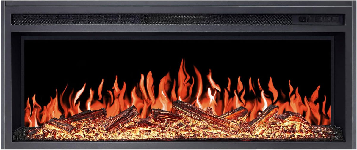ArtiFlame, Camino elettrico, AF38, 1600 W, 17 °C, illuminazione LED, telecomando, timer, spegnimento automatico, protezione dal surriscaldamento