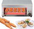 Bistecchiere, QFGain, 2000 W, 50-300°C, 45 x 25 cm, Argento, acciaio inox, illuminazione LED, funzione grill