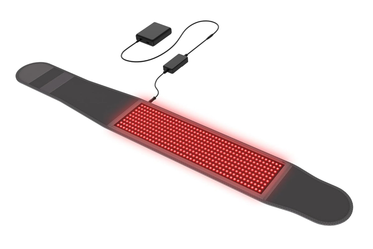 Hooga, Terapie alternative, 132,1 x 17,8 cm, Rosso, illuminazione LED