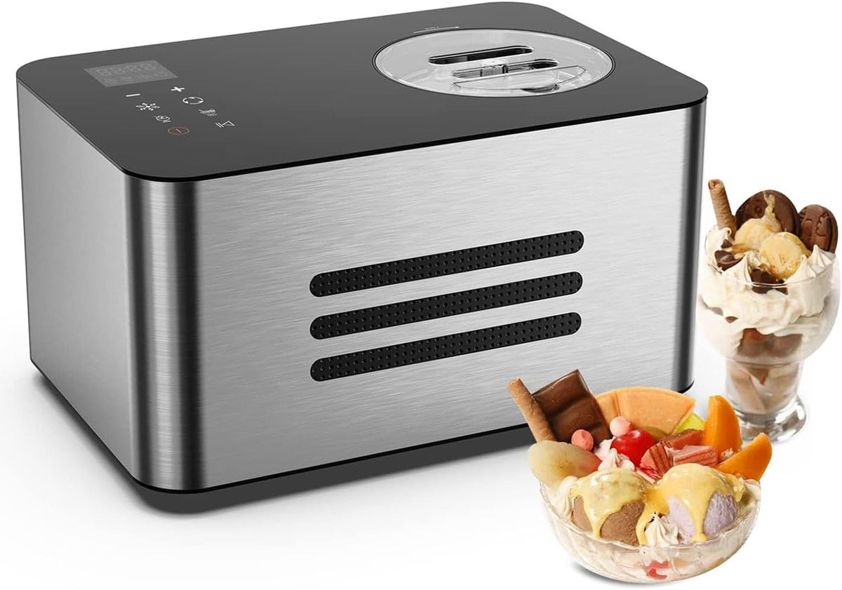 WOTZOV, Gelatiera, 1500 ml, 239 mm, 25 kg, Argento, acciaio inox