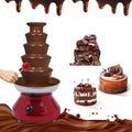 RUETERY, Fontane di cioccolata, 3000 ml, 230 W, 51 x 38 x 52 cm, Rosso, acciaio inox, protezione dal surriscaldamento