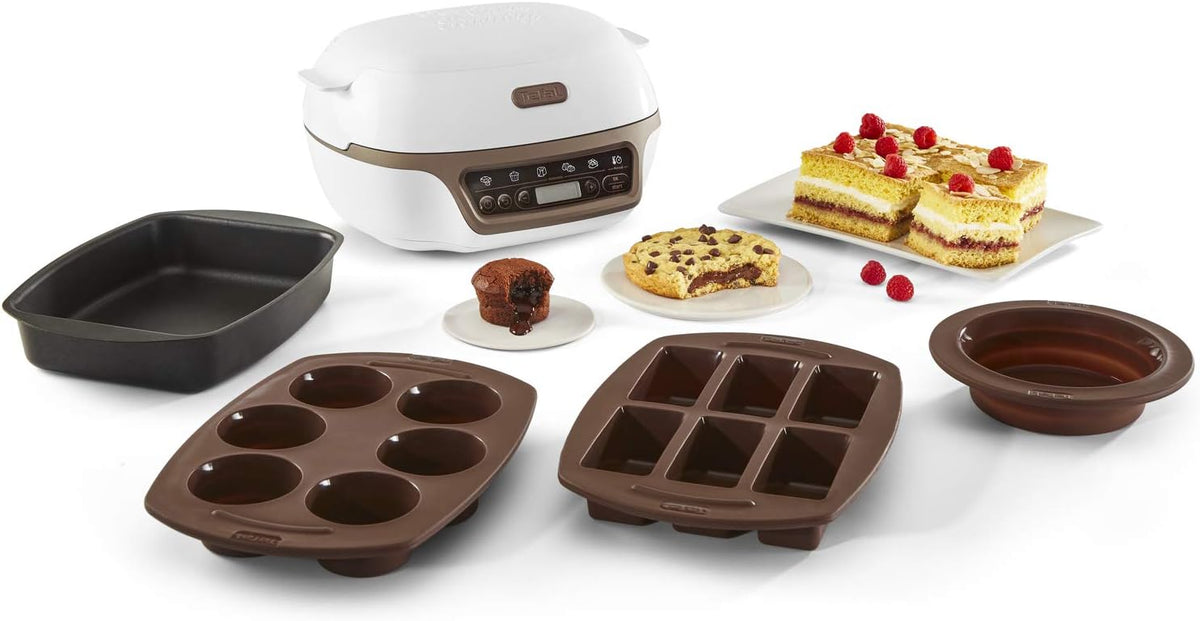 Tefal, Macchine per cupcake e muffin, 200 °C, Argento, alluminio
