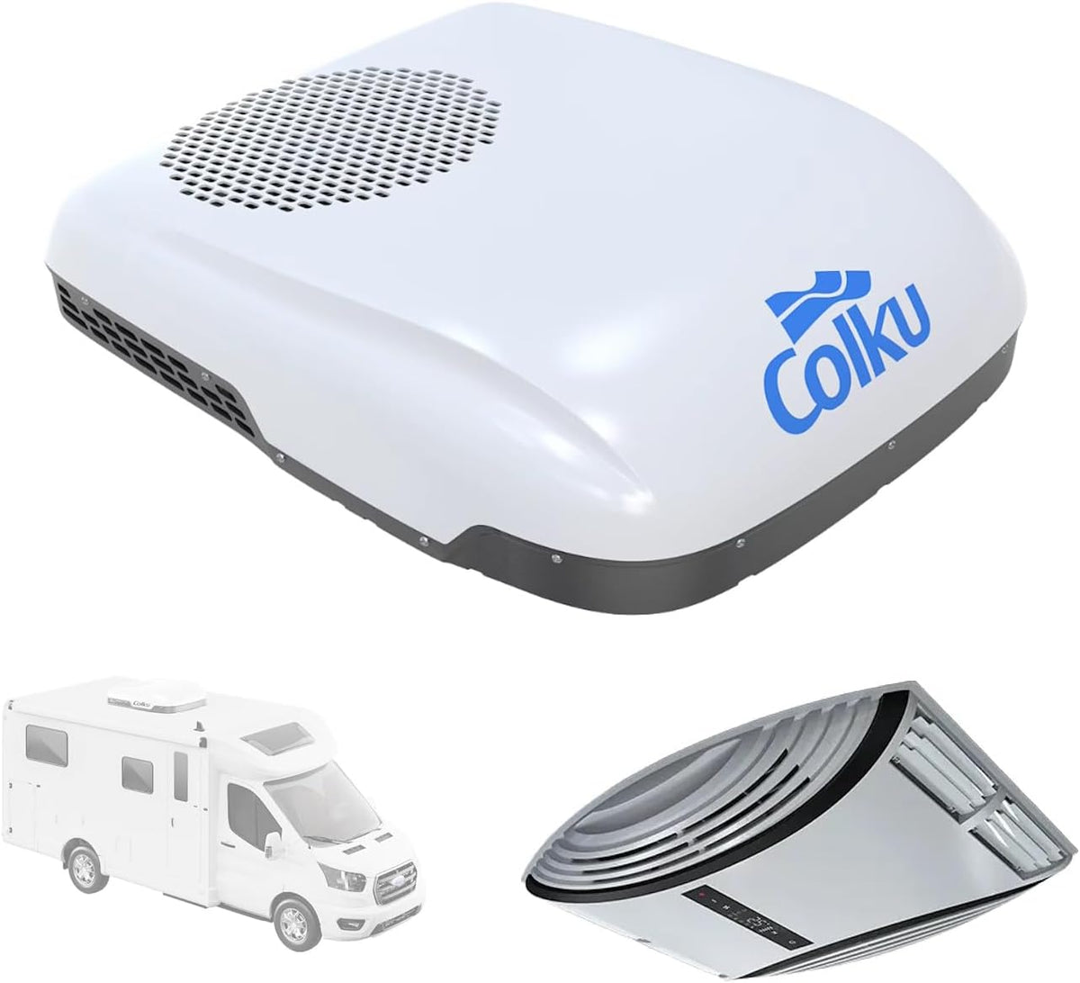 ACCA 3, Condizionatore, 240 V, 80 x 70 x 20 cm, 33,7 kg, Bianco, illuminazione LED, telecomando, motore inverter