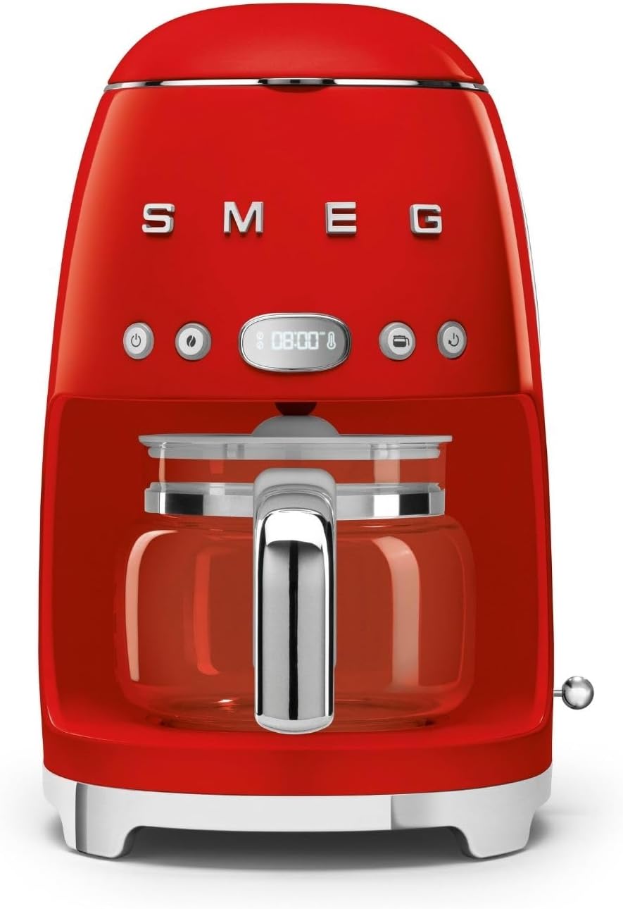 Smeg, Macchina da caffè, DCF02RDEU, 1050 W, 36,1x24,5x25,6 cm, 240 V, Rosso
