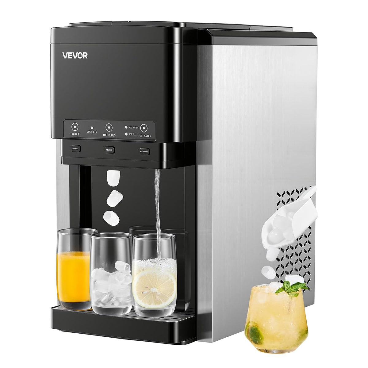 Tavolo, VEVOR, Grigio, vano contenitore, autopulizia, 3 in 1