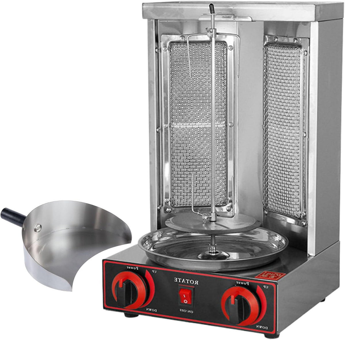 Beachtiful, Forno elettrico, 300 x 300 x 490 mm, 80 W, 220 V, Nero/Argento, acciaio inox