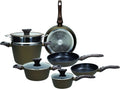 Set di padelle, Tognana, 48 x 29 cm, 28 cm, 32 cm, Nero, alluminio, funzione grill