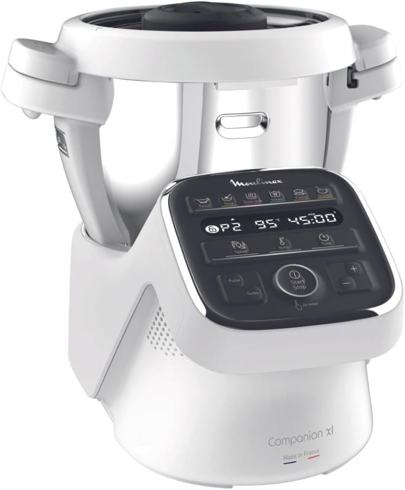 Moulinex, Robot da cucina, HF80CBK, 1500 W, 3 L, 150 °C, Nero