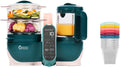 Frullatore, Babymoov, 250 Ml, 32 cm, 29 cm, Verde, 6 funzioni