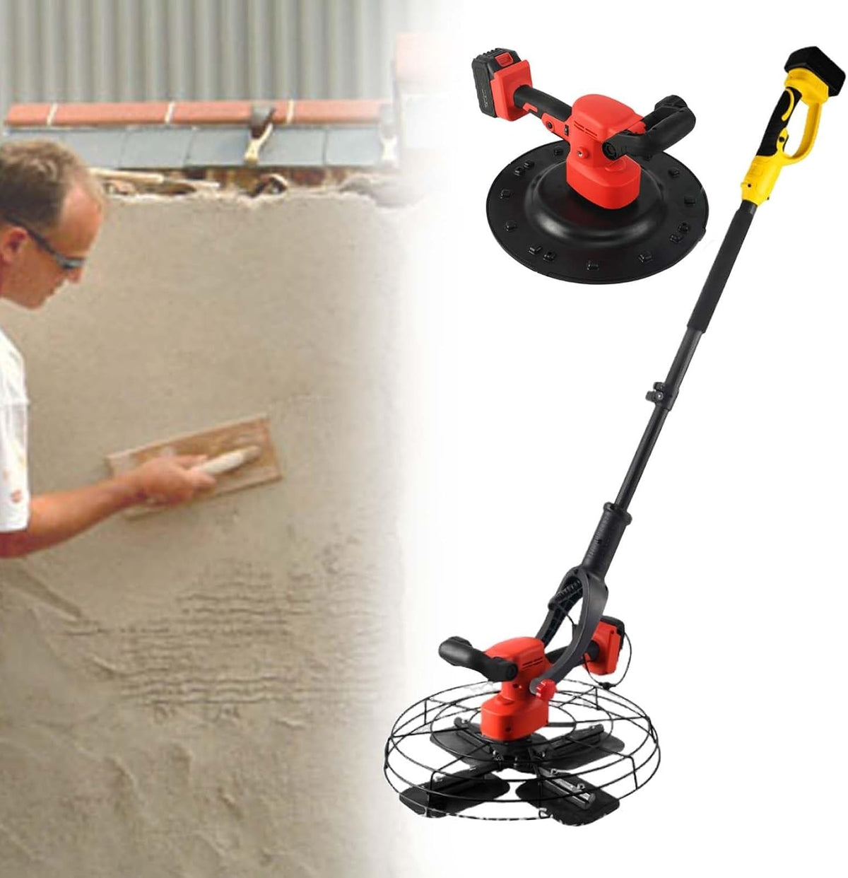 QFGain, Lucidatrici, 900 W, 300 RPM, 156 cm, Nero, protezione dal surriscaldamento