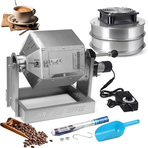 OFNHJK, Tostatori, 3,8 litri, 60 giri/min, 270 mm, Bianco, acciaio inox