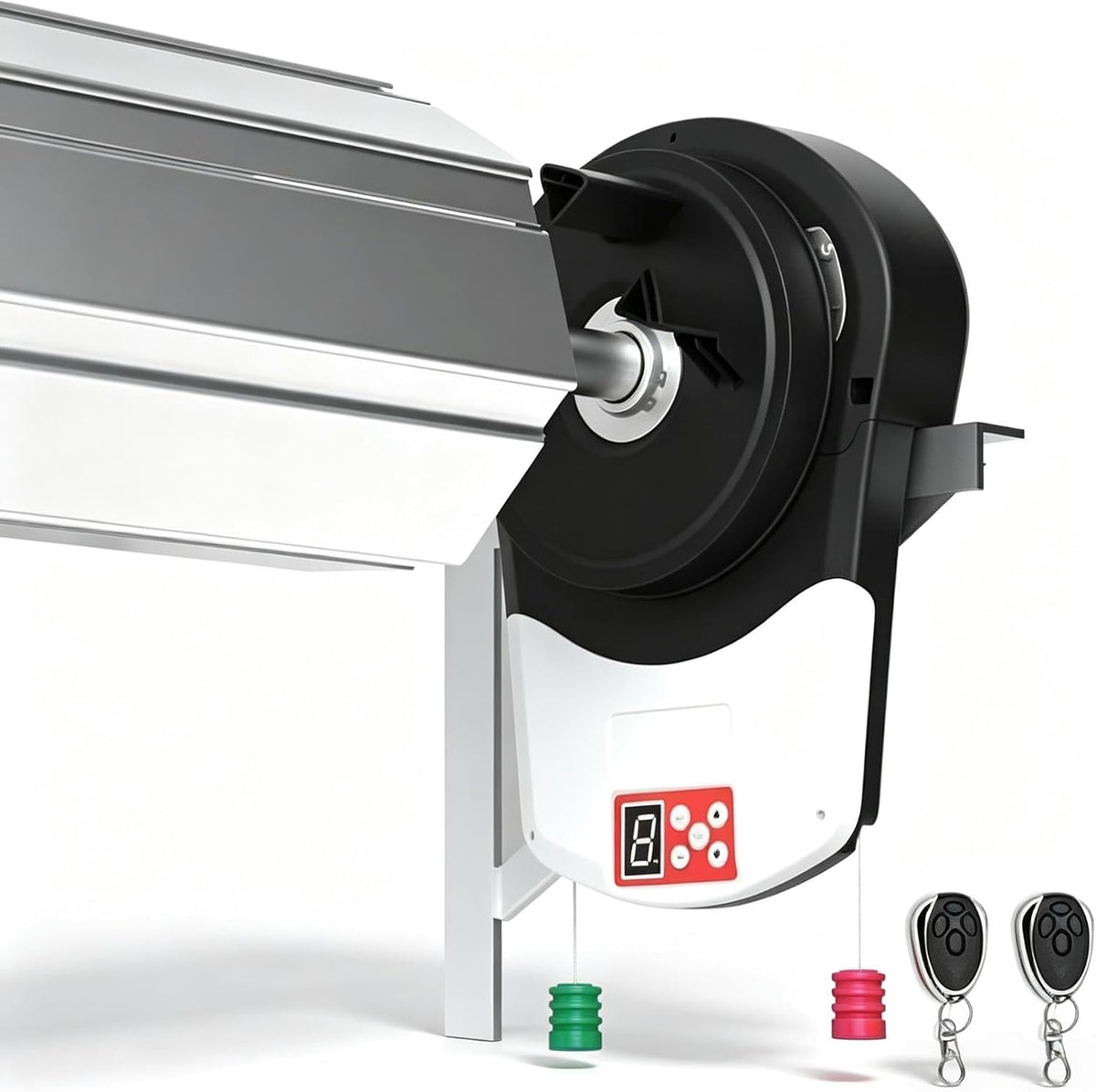 ZLXHFFH, Sistemi di chiusura e apertura, 800N, 100 W, 24 V, 60 kg, Nero, illuminazione LED, telecomando