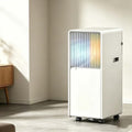 GIOFEOIK, Condizionatore portatile, 5000 BTU, Bianco, telecomando, timer, motore inverter