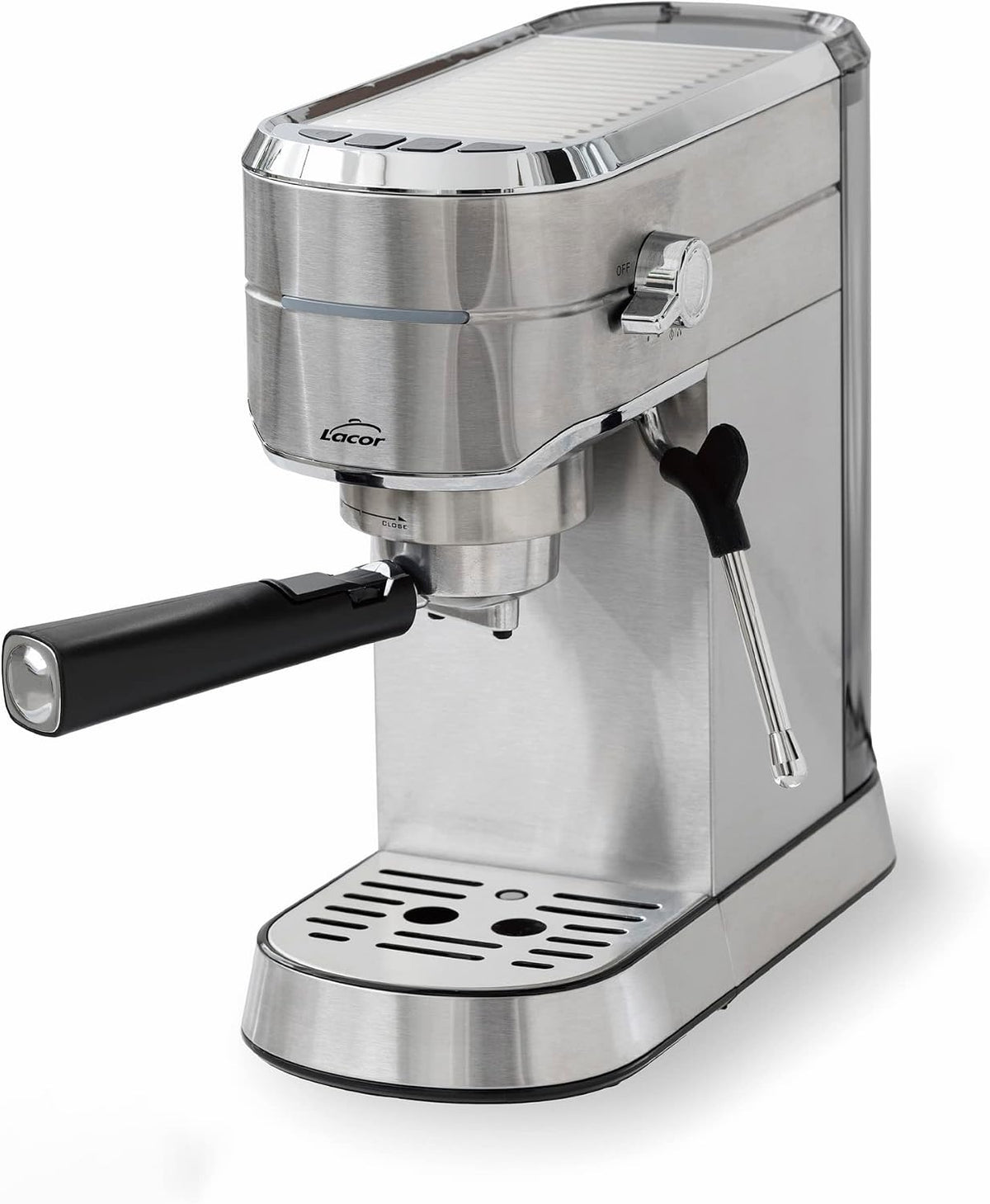 LACOR, Macchina da caffè, Nero/Argento