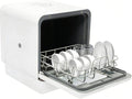 OUKANING, Tavolo, 6 l, 41 x 46 x 46 cm, 1100 W, Bianco, illuminazione LED