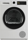 Asciugatrice, NDASC9046EV, Nordmende, 9 Kg, 64 dB, 84,5 cm, Bianco, illuminazione LED, pompa di calore