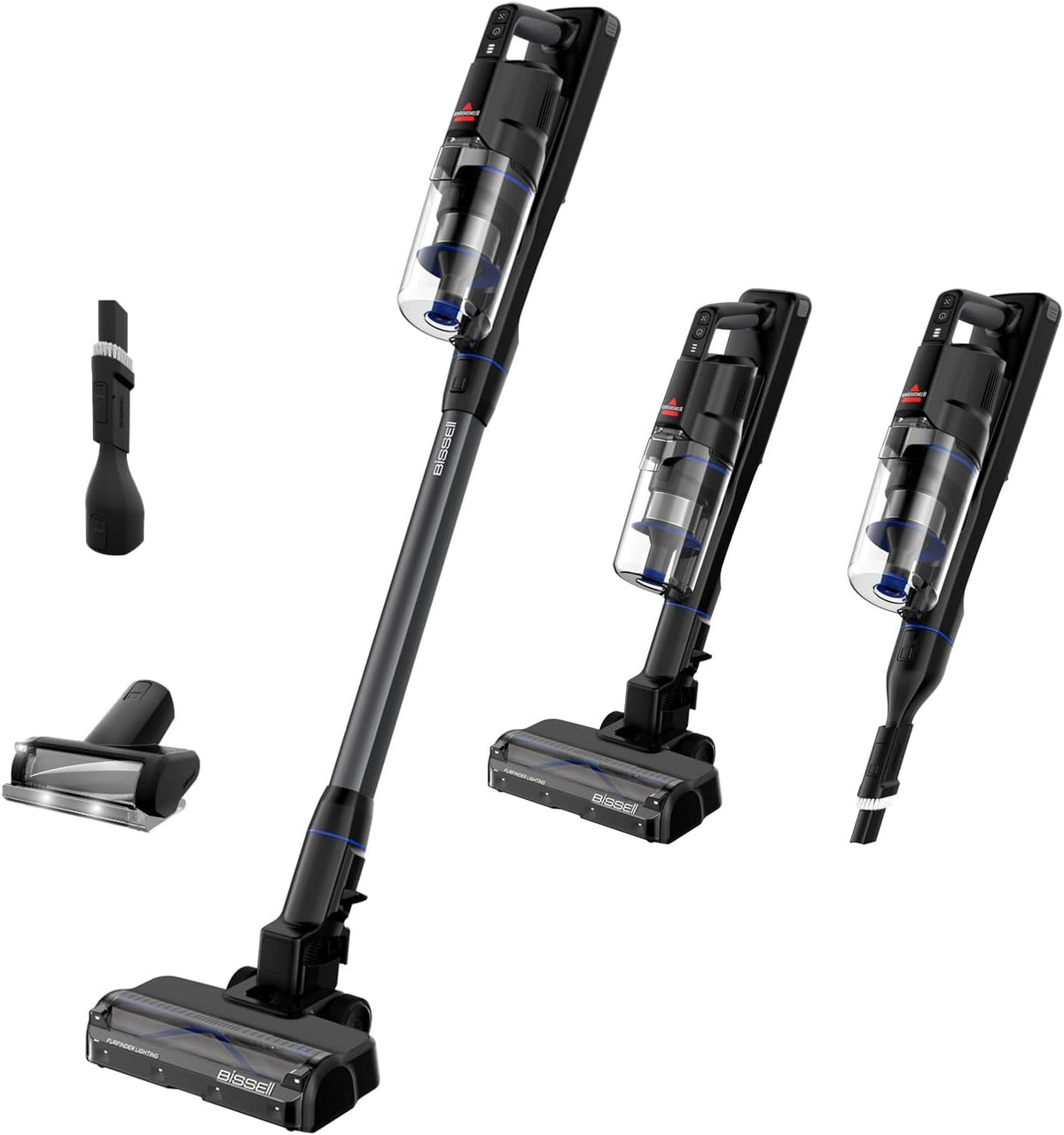 Bissell, Aspirapolvere, 4091N, 280 W, Nero, autopulizia, funzionamento senza fili