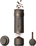 OutIn, Macinacaffè elettrici con cono, 38 mm, Nero, acciaio inox, vano contenitore