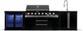 GORILLER, Frigorifero, 82 x 46 cm, 30,2 kW, 90 cm, Argento/Nero, acciaio inox, struttura modulare, resistente alle intemperie