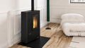 Stufe, Extraflame, 7 kW, 201 m, 290 mm, Nero
